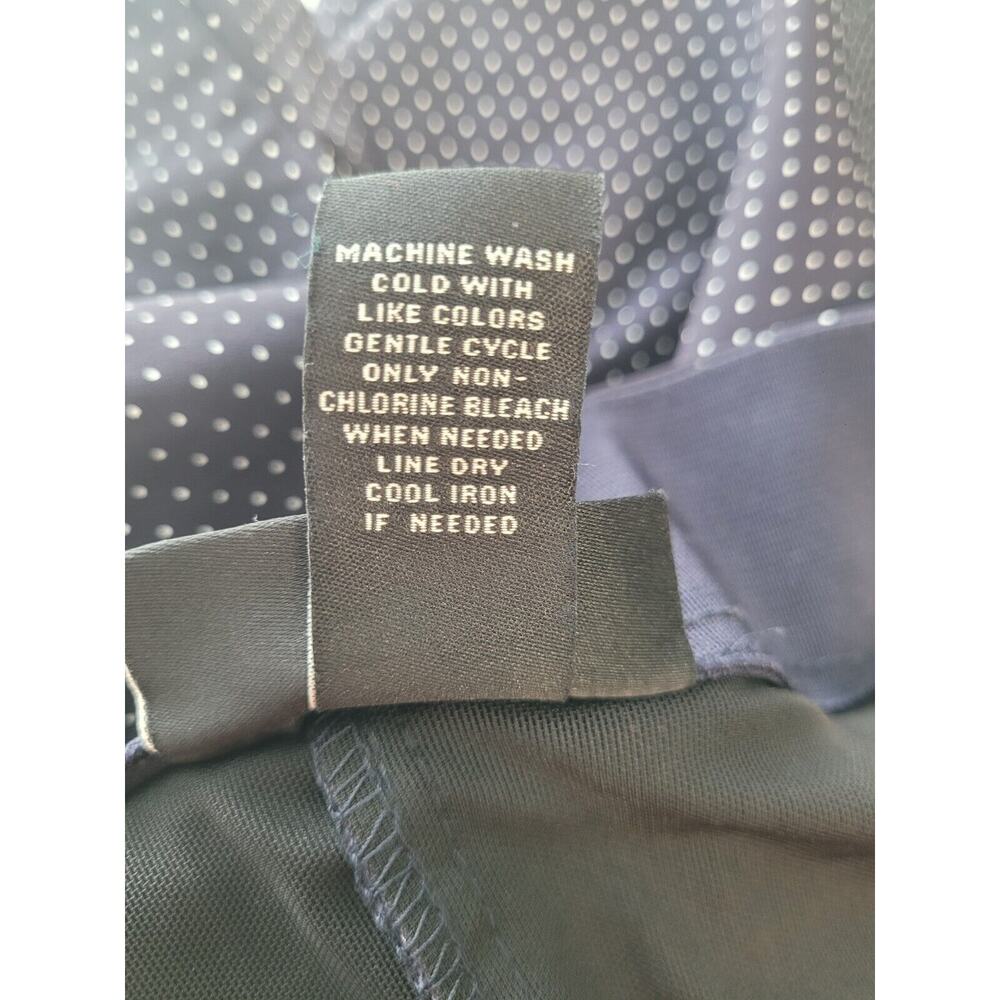 Navy & White Polka Dots Stretch Dress Pants Size 18R Tummy Control Plus Size NWT - Picture 8 of 8